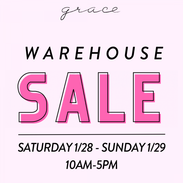 Grace's Annual Warehouse Sale - The E List