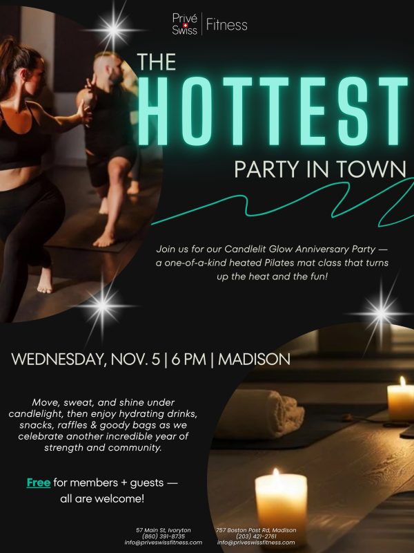 Red Black Simple New Year’s Eve Party Poster – 1